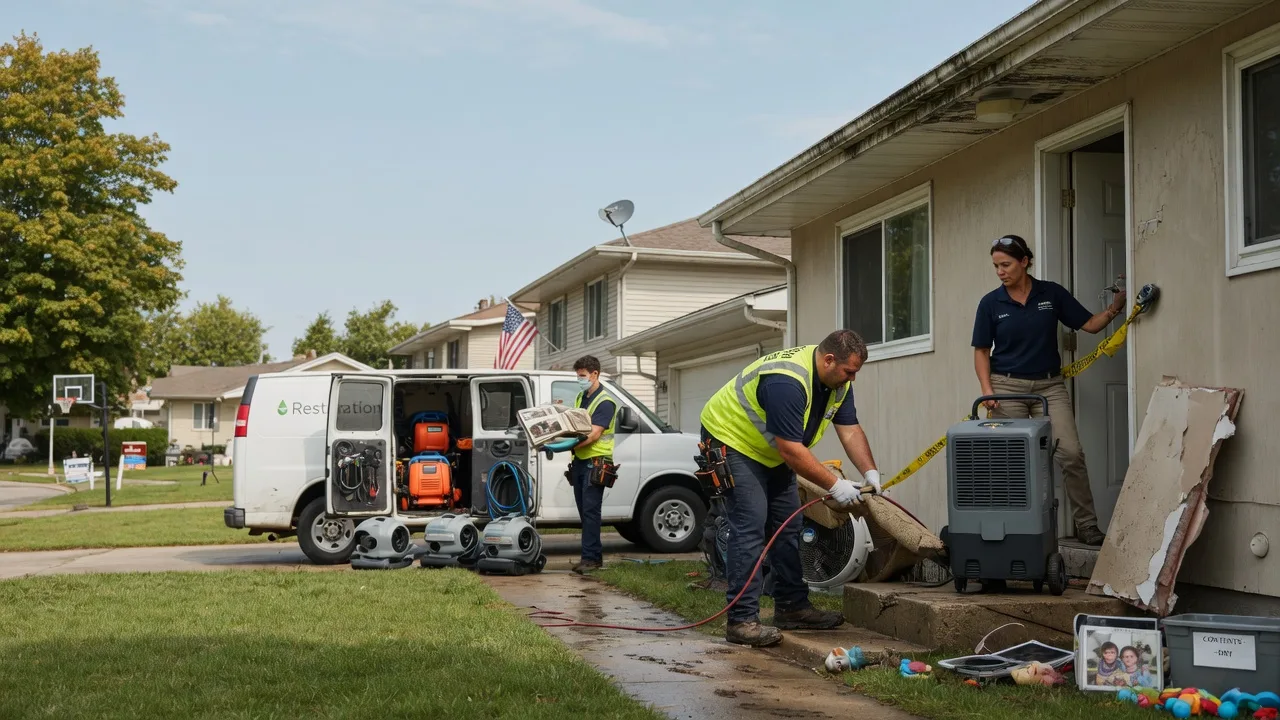 Water Damage Restoration in Middletown, IA near me